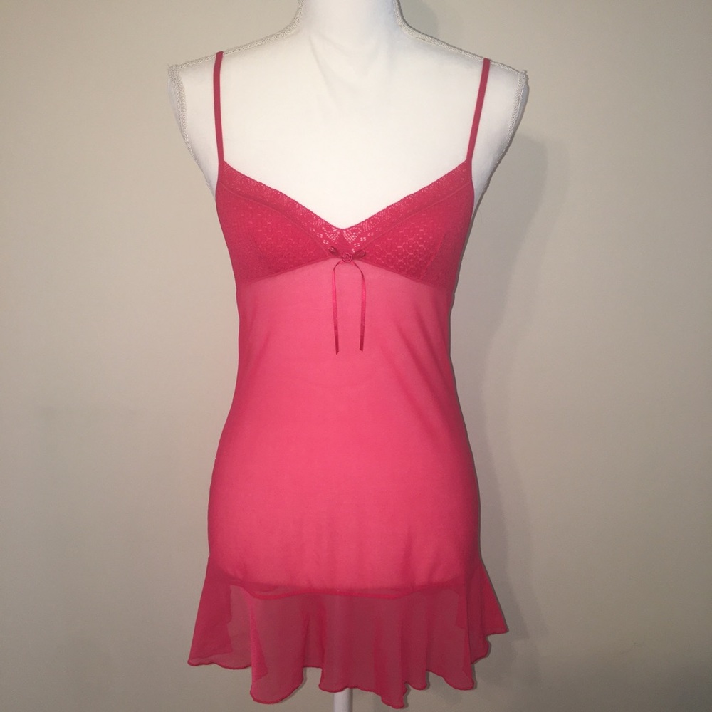 Victoria's Secret y2k sheer mini slip chemise